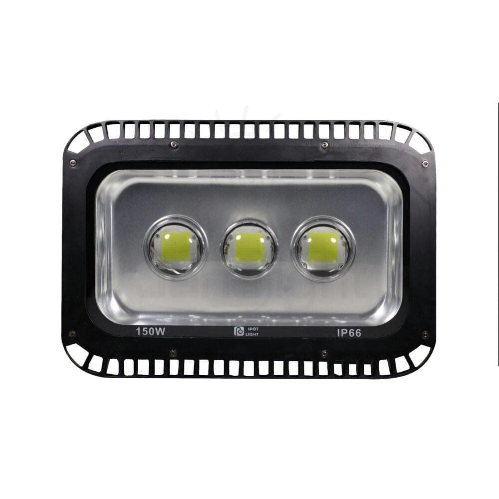 كشاف فلود لايت ليد خارجي 150 وات COB ابيض عدسة Outside White 150 Watt Flood light